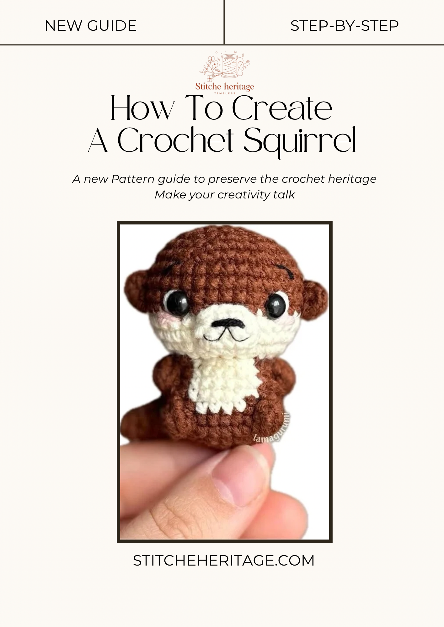 Fun Crochet Pattern: Adorable Woodland Squirrel