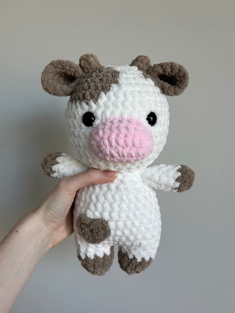 Easy Crochet Pattern: Adorable Baby Cow