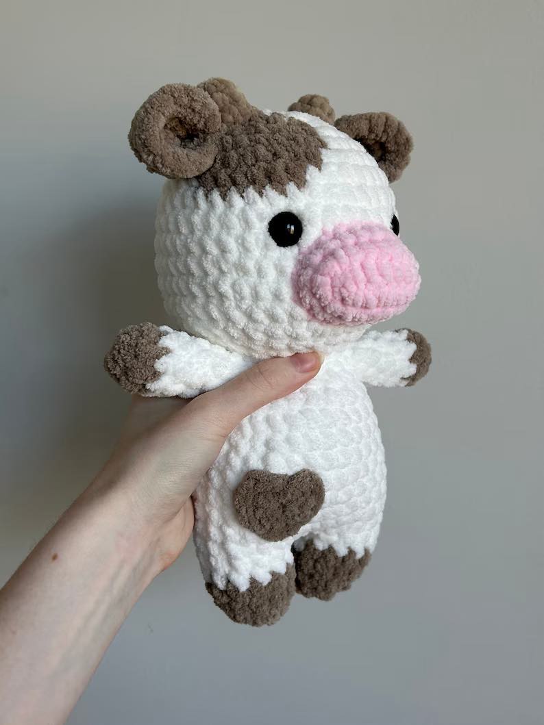 Easy Crochet Pattern: Adorable Baby Cow