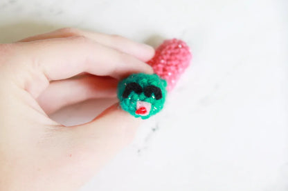 Gummy Worm Crochet Pattern: Easy Amigurumi Candy Toy for Beginners (DIY)