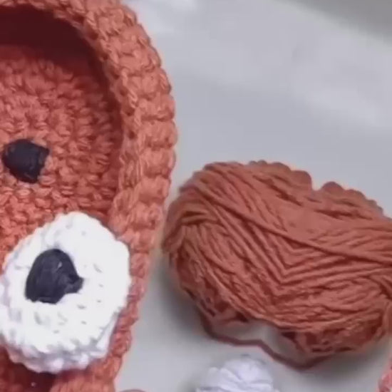 video of the crocheting