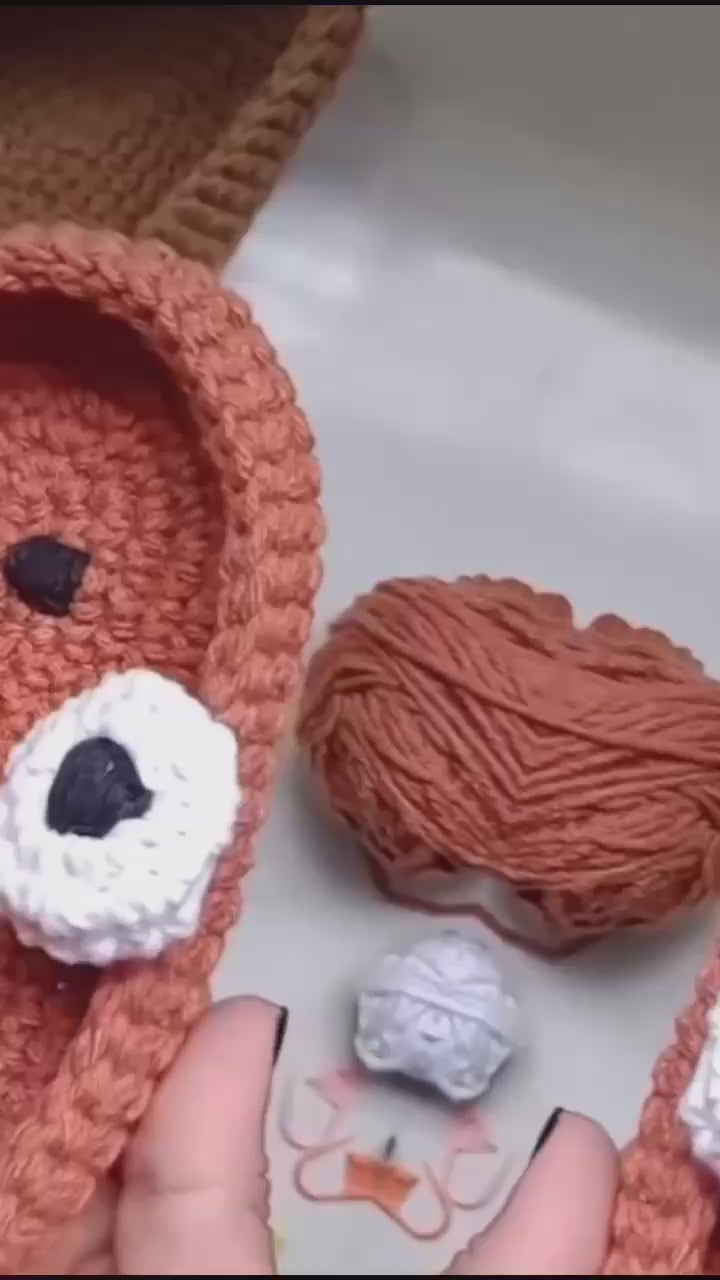 video of the crocheting