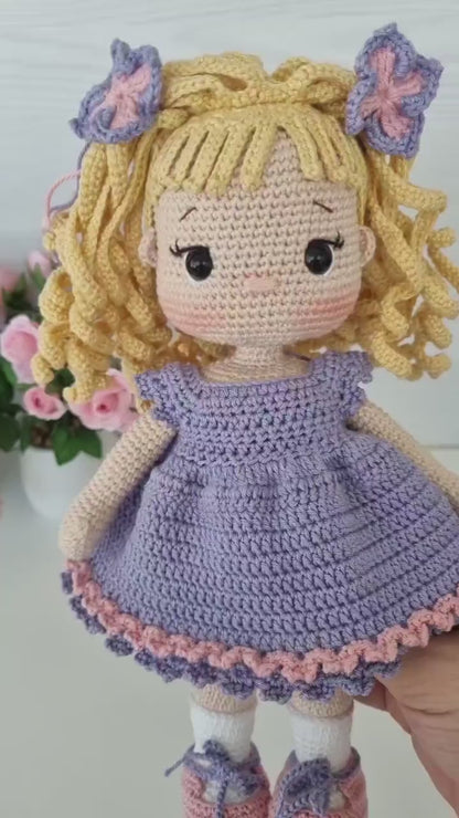 Customizable Crochet Doll Pattern for all levels