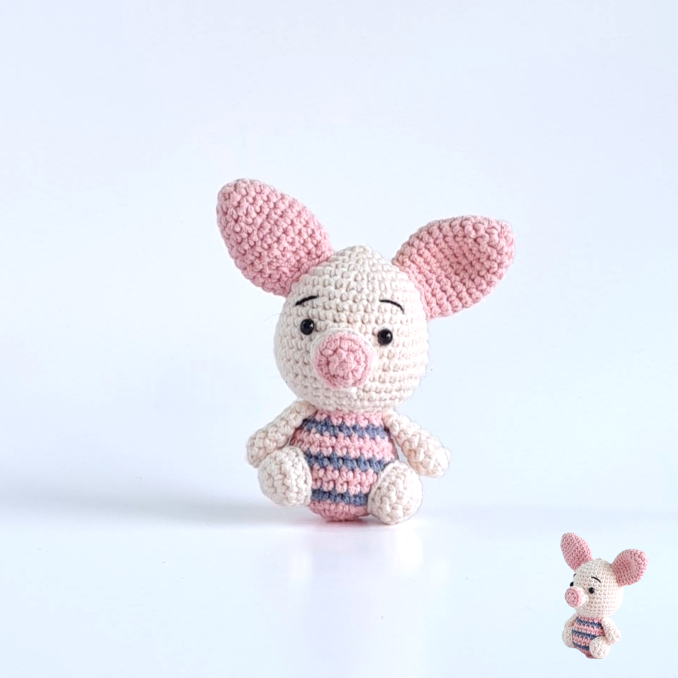 Adorable Amigurumi Crochet Patterns PDF - Tiger, Rabbit, Piglet, Lumpy, Heyore - Instant Download, Beginner-Friendly